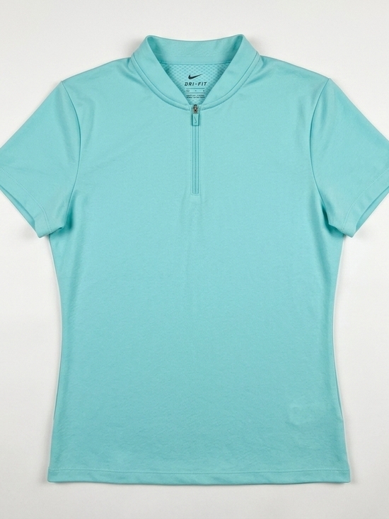 Nike Tops - Nike Dri-FIT Light Aqua Quarter-Zip Performance Top Women's Medium #34